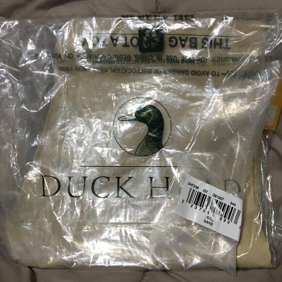 Duck Head Pinpoint 5 Pocket Canvas Men’s 28x32 Pants In Color Sand,NWT - Picture 5 of 9